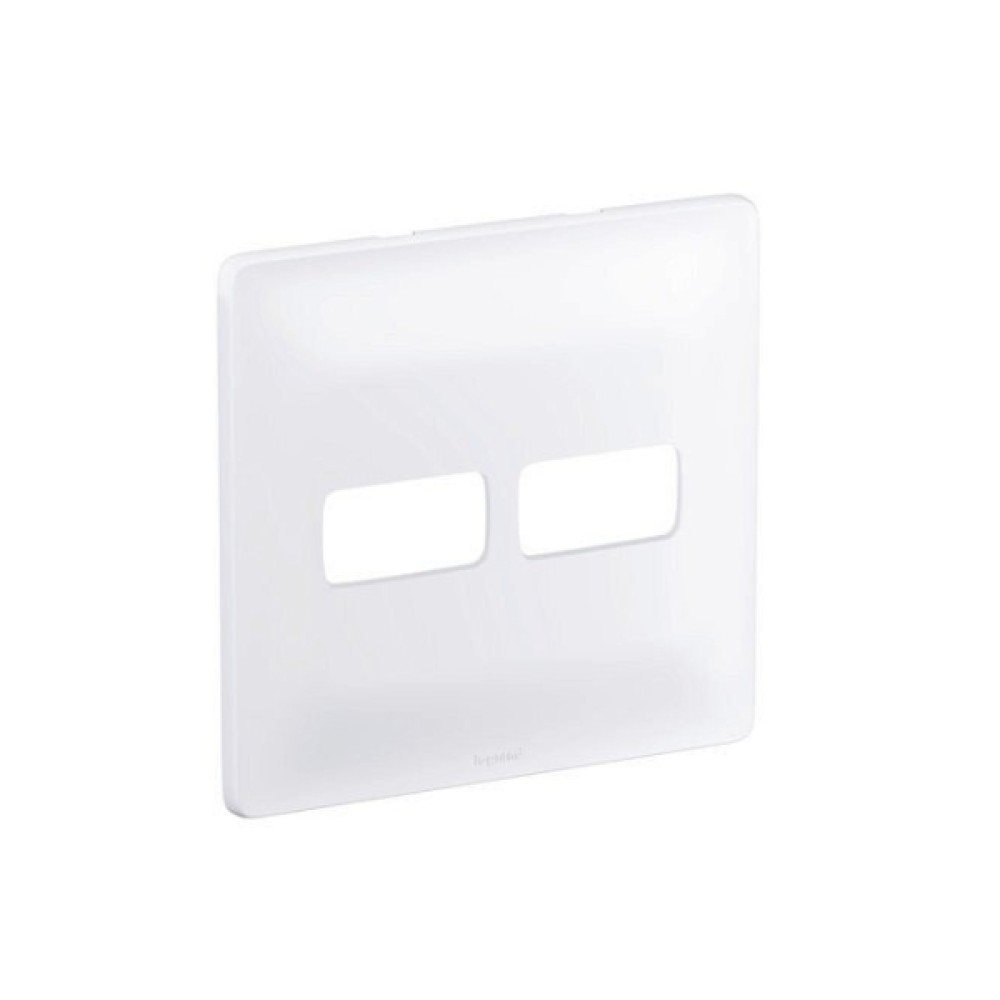 Placa 2 Postos + Suporte 4x4 Pial Zeffia - Pial Legrand