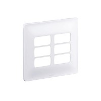 Placa 6 Postos Separados + Suporte 4x4 Pial Zeffia