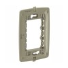 Placa 3 postos + Suporte 4x2 Pial Zeffia - Pial Legrand - vista 2