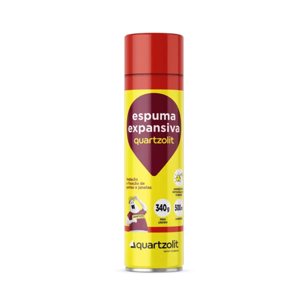 Espuma Expansiva 500ml - Quartzolit
