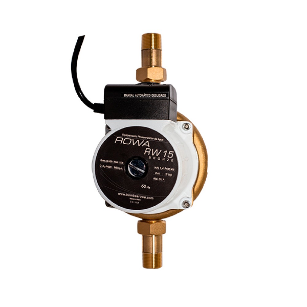 Minipressurizador RW15 Bronze - 220V - Rowa
