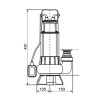 Bomba Submersível RW 800 Plus Esgoto –220V - Rowa - vista 3