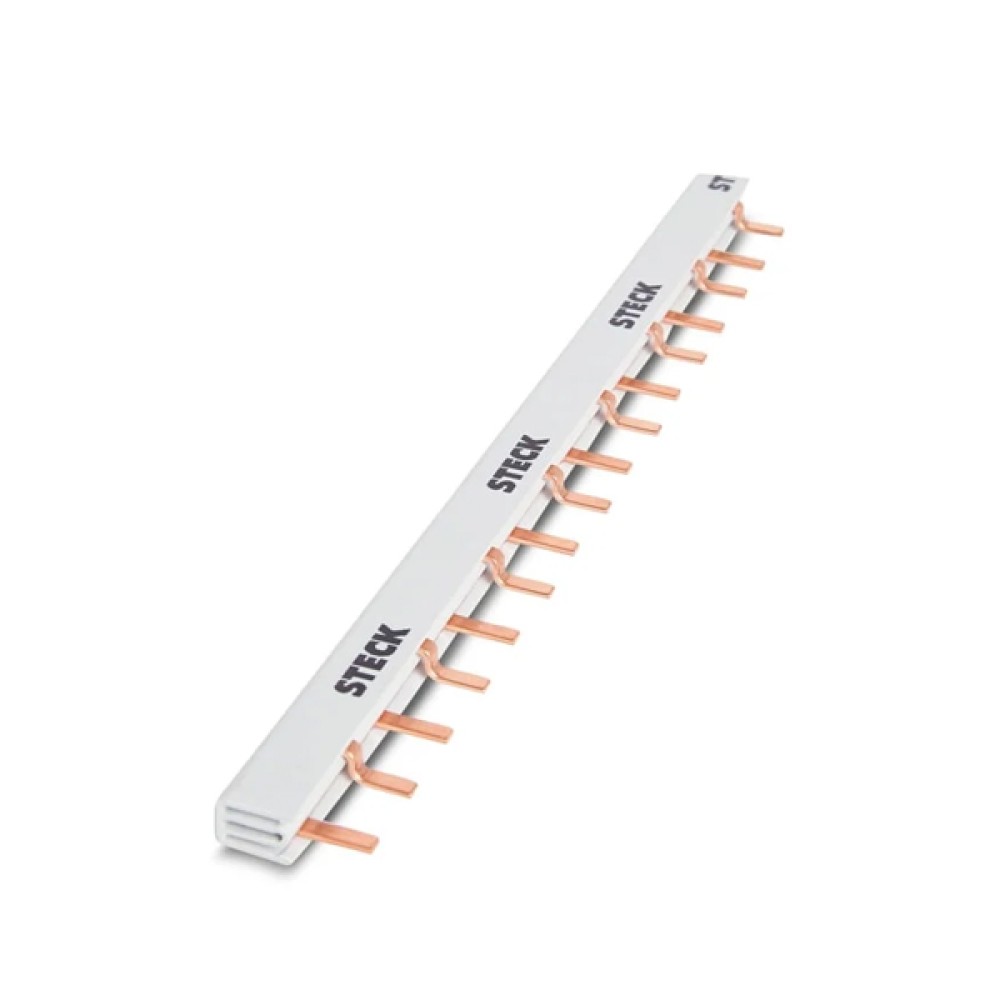 Barramento Bifásico 80A 2x8P 220/440V - Steck