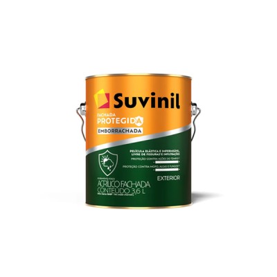 Tinta Acrílica Fachada Protegida Emborrachada Branco Neve 3,6 litros Suvinil
