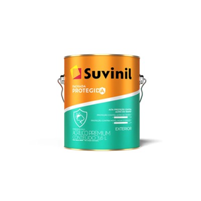 Tinta Acrílica Fachada Protegida Branco Neve 3,6 litros Suvinil