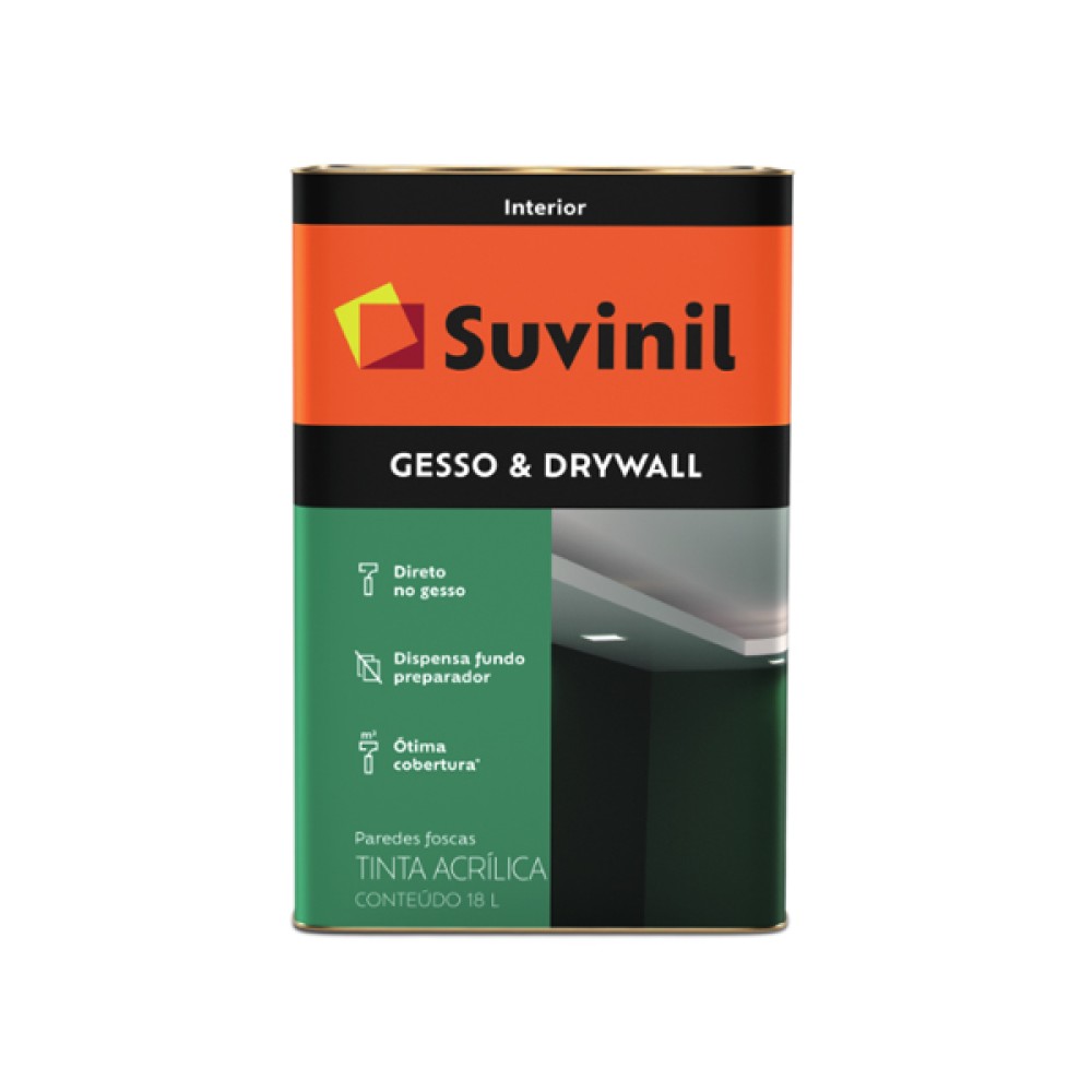 Tinta para Gesso e Drywall 18 Litros - Suvinil