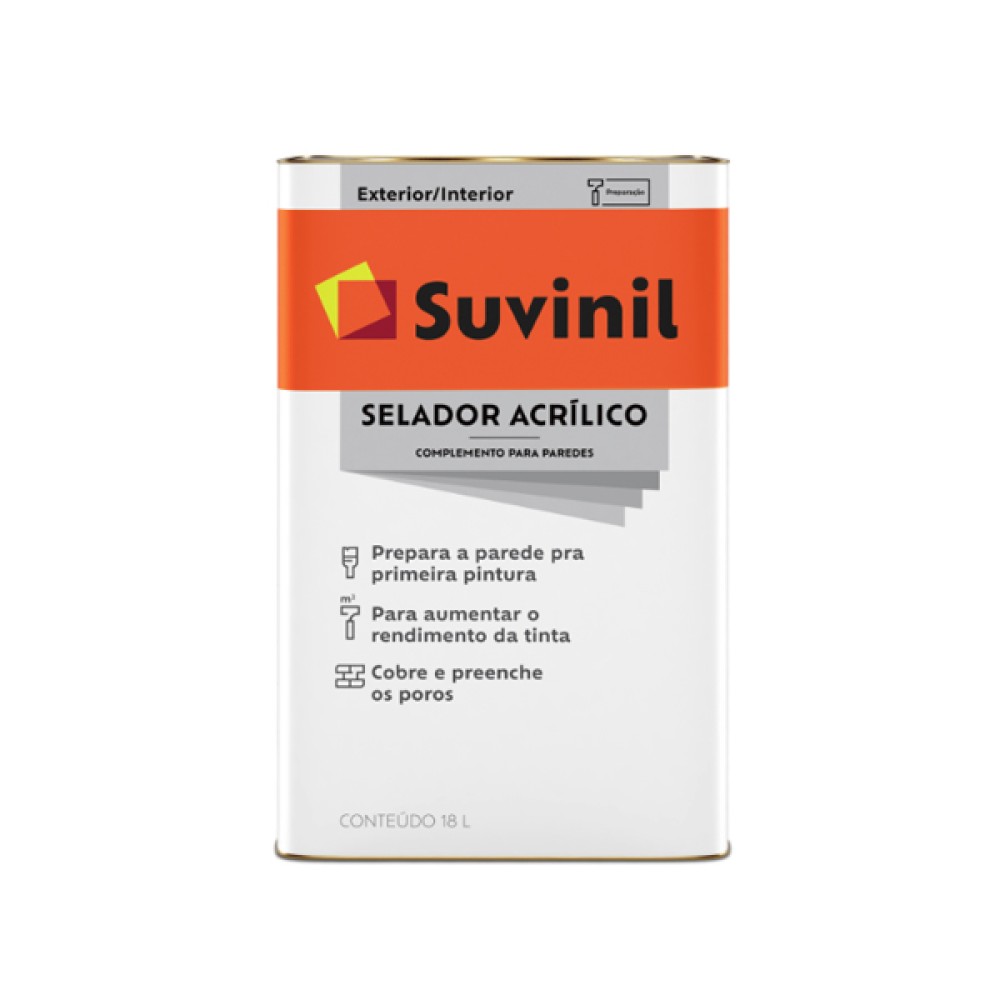 Selador Acrílico 18 Litros - Suvinil