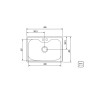Cuba Inox Morgana 69x49 Acessorios - Tramontina - vista 2