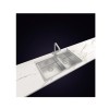 Cuba Sobrepor Smooth 2C 40 EX 86x52 Inox - Tramontina - vista 2