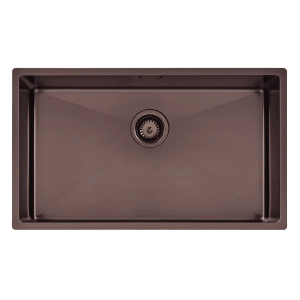 Cuba Quadrum PVD Black 70x40 Inox - Tramontina
