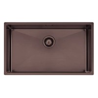 Cuba Quadrum PVD Black 70x40 Inox
