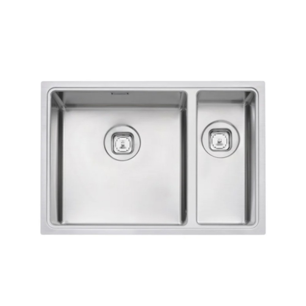 Cuba Quadrum 66x46 2 Cubas Inox Acetinado - Tramontina
