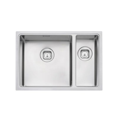 Cuba Quadrum 66x46 2 Cubas Inox Acetinado
