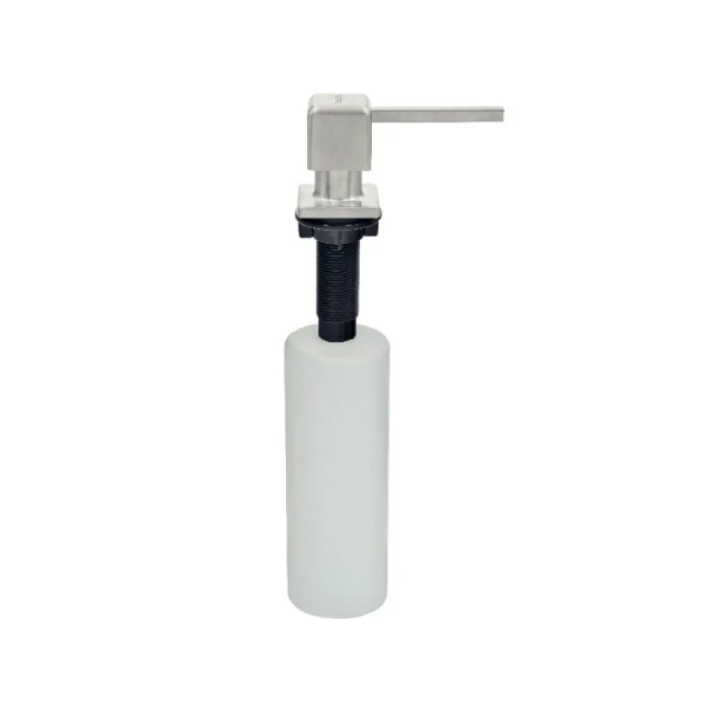 Dosador de Sabão 500 ml Square Aço Inox com Recipiente Plastico 94517006 - Tramontina