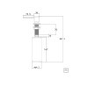 Dosador de Sabão 500 ml Square Aço Inox com Recipiente Plastico 94517006 - Tramontina - vista 4