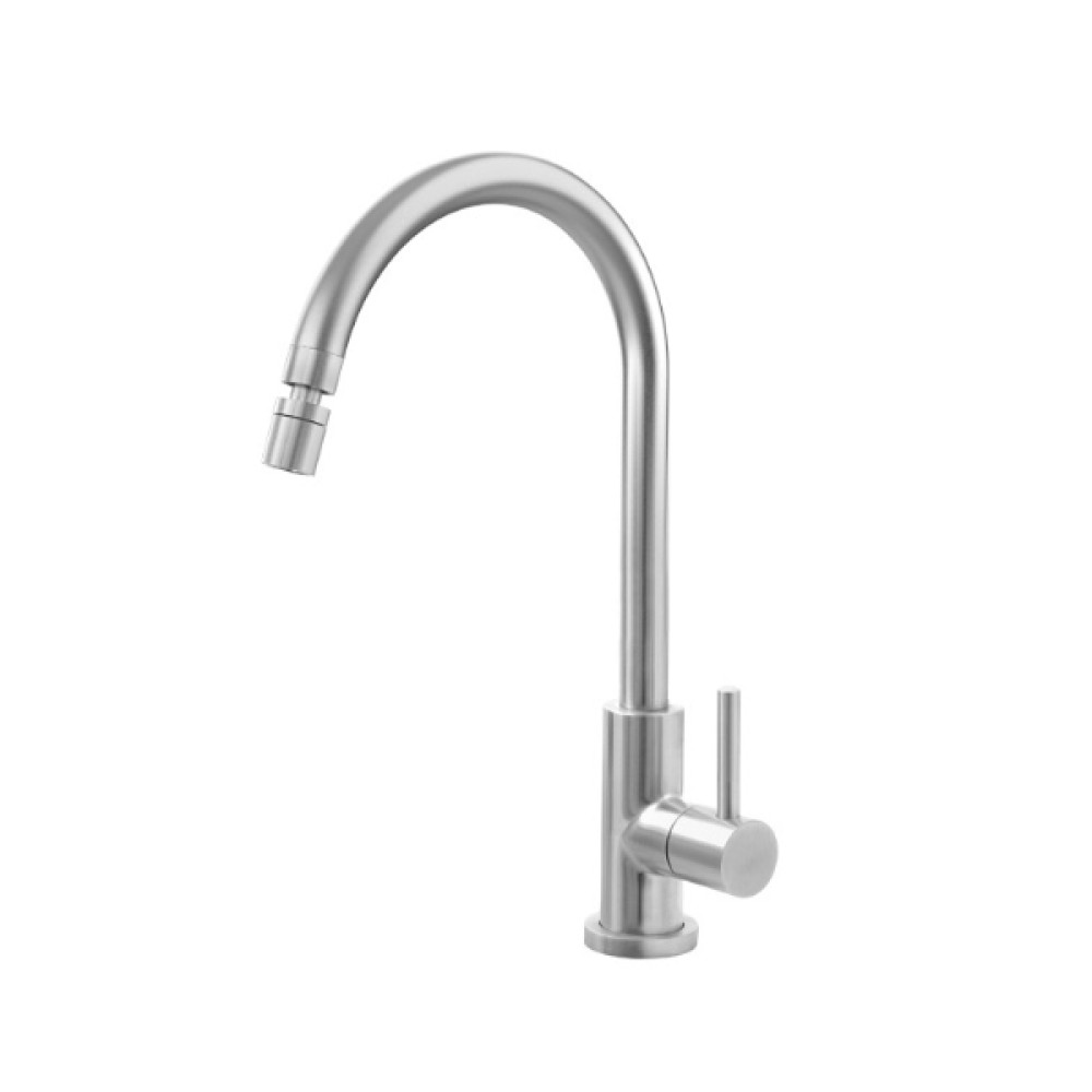 Torneira Bancada Arko em Aco Inox com sistema anti-gotejamento 94520/017 - Tramontina