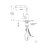 Misturador Monocomando Monde Plus Aco Inox Extensor 94520/028 - Tramontina - vista 2