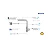 Misturador Monocomando Monde Plus Aco Inox Extensor 94520/028 - Tramontina - vista 3