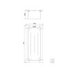 Cesto Coador Qadrum Design Collection Aço Inox Acabamento Acetinado 19x43cm 94532018 - Tramontina - vista 3