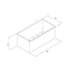 Escorredor Profundo Aço Inox 30x16 cm P/ Calha Umida 94534011 - Tramontina - vista 2