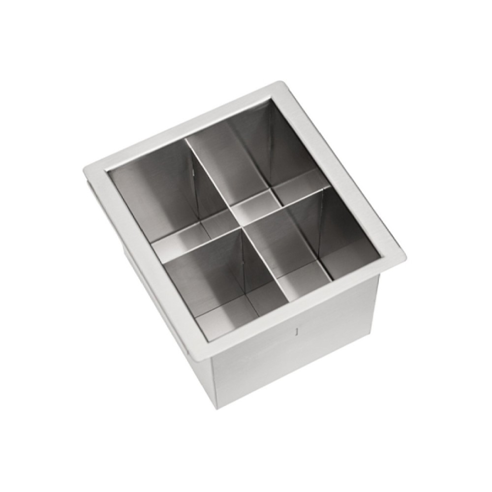 Escorredor Porta Talheres Aço Inox 15x16 cm P/ Calha Umida 94534014 - Tramontina