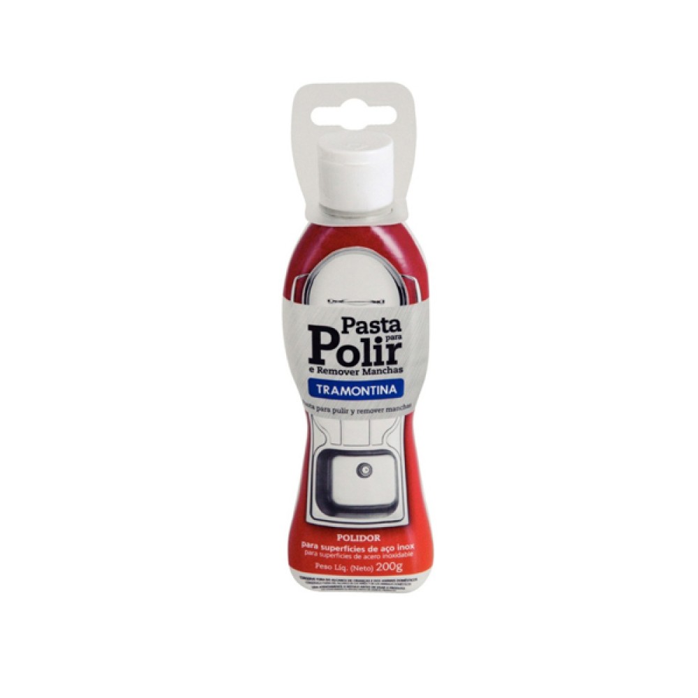 Pasta para Polimento Remoção Manchas em Aço Inox 200 g 94537000 - Tramontina