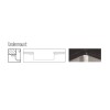 Cuba Embutir Quadrum 40 U Inox Acetinado - Tramontina - vista 3