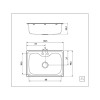 Cuba Inox Cozinha Morgana 60 FX 685x485 Undermount com Acessórios e Monocomando 93806492 - Tramontina - vista 4