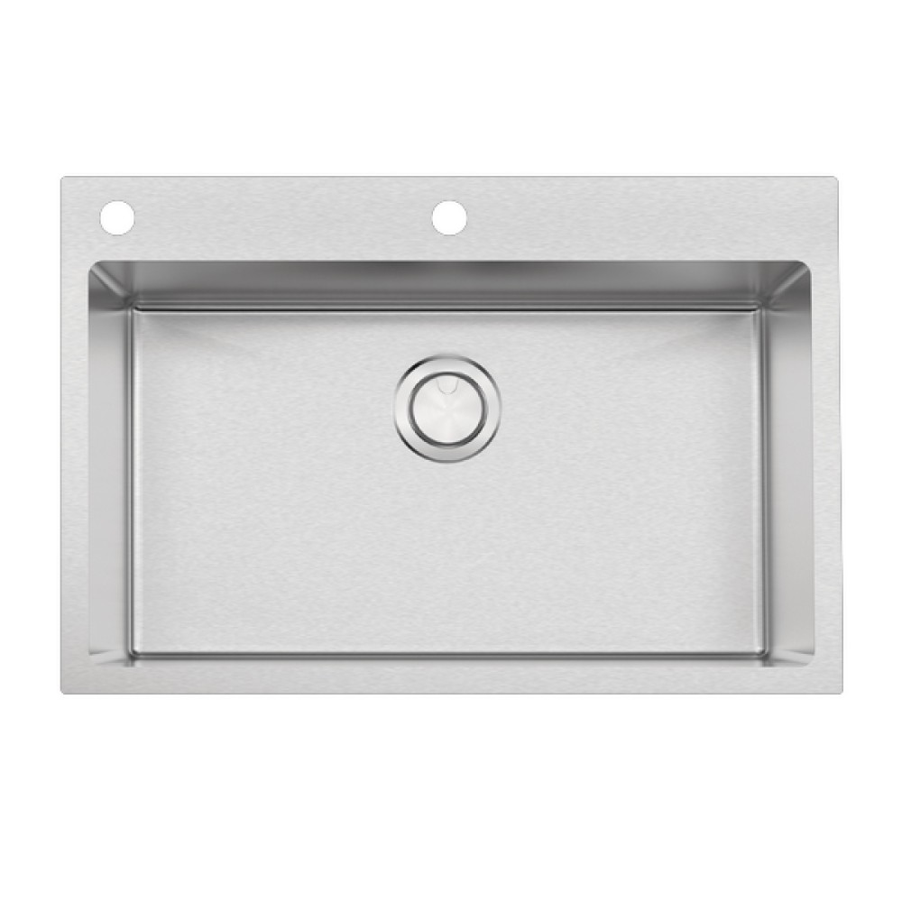 Cuba Sobrepor Quadrum Flush 70 Inox Acetinado - Tramontina