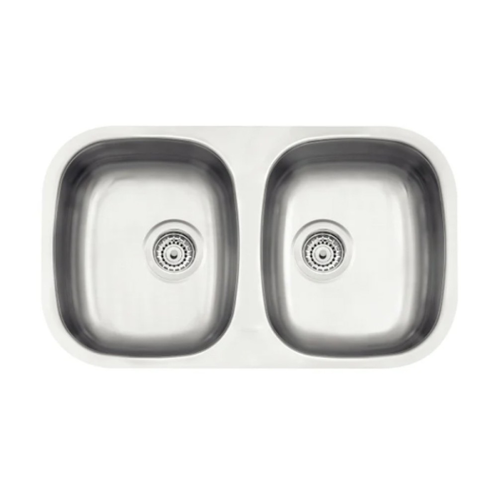 Cuba de embutir Isis 2C 34 BL em Aço Inox Escovado 77x45 cm 94030102 - Tramontina
