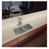 Cuba de embutir Isis 2C 34 BL em Aço Inox Escovado 77x45 cm 94030102 - Tramontina - vista 2
