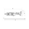 Vibrador de Concreto 20V 2300 rpm by Total 42316001 - Tramontina - vista 2