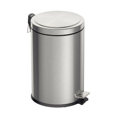 Lixeira com Pedal Brasil Plus em Aço Inox com Acabamento Acetinado e Balde Interno 20L Tramontina 94538520