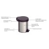 Lixeira com Pedal New em Aço Inox com Acabamento Polido 5 L 94538705 - Tramontina - vista 2