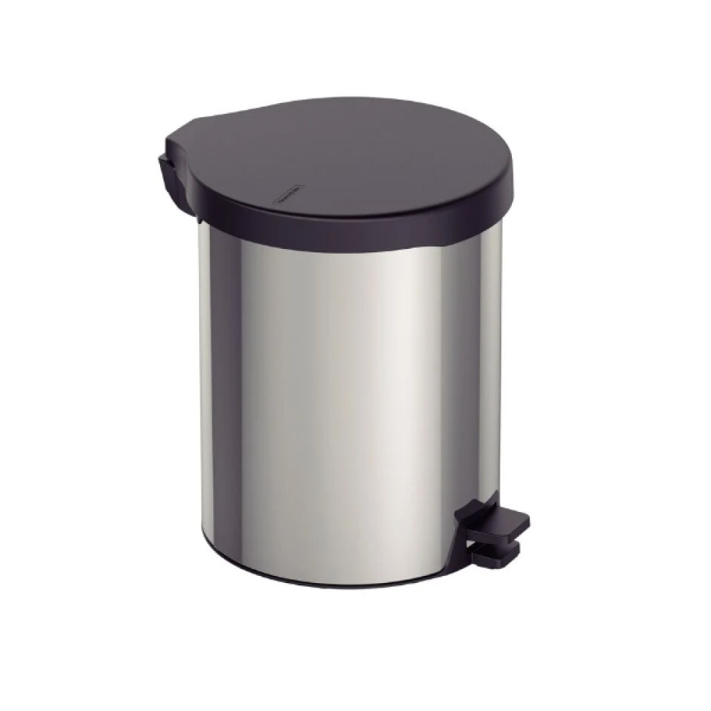 Lixeira com Pedal New em Aço Inox com Acabamento Polido 12 L 94538712 - Tramontina