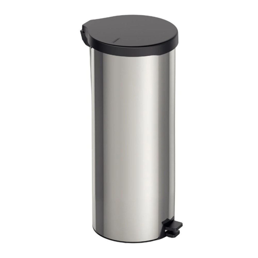 Lixeira com Pedal New em Aço Inox com Acabamento Polido 30 L 94538730 - Tramontina