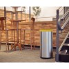 Lixeira Piemonte Amarelo Inox Acabamento Acetinado Basculante 40L 94539204 - Tramontina - vista 3