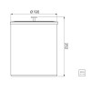 Lixeira Inox Útil Acabamento Acabamento Acetinado 5 L 94540036 - Tramontina - vista 2