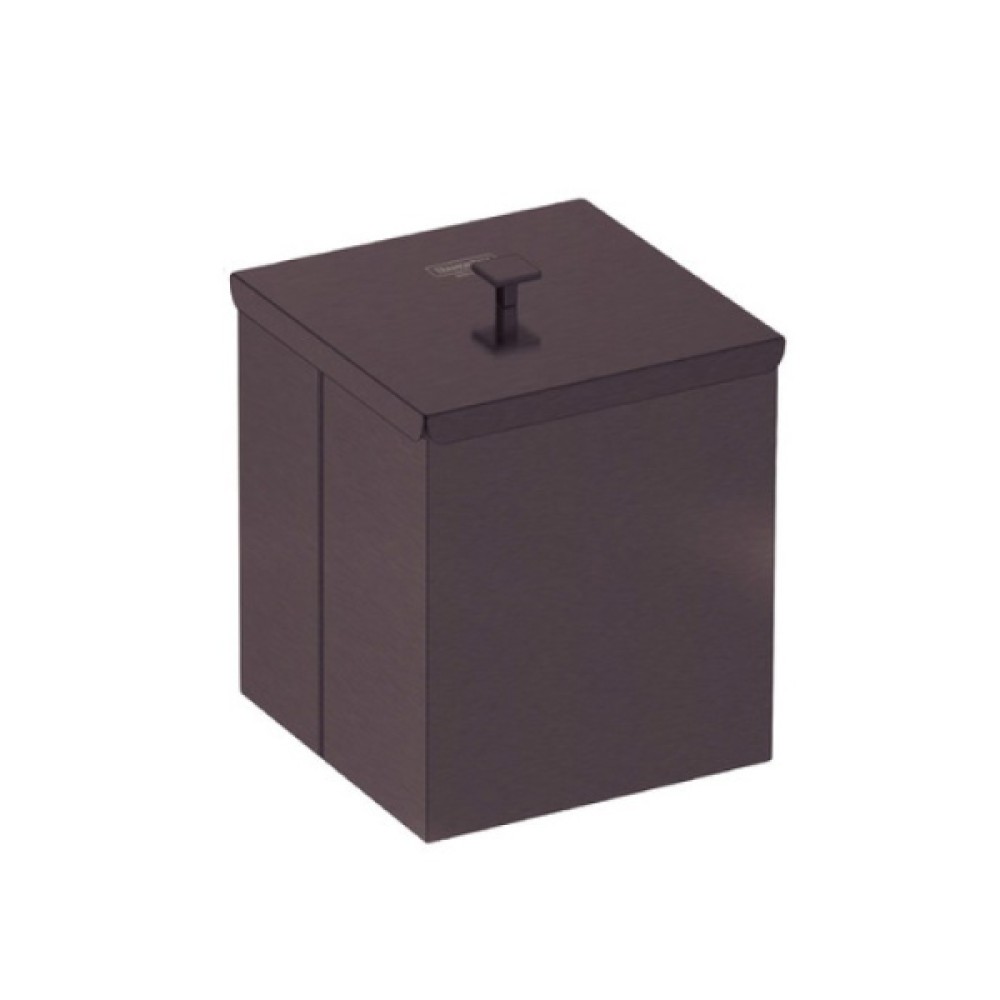 Lixeira Luz em Inox Acabamento Acetinado revestimento fosco Black Matte a base verniz 4,5 L 94540062 - Tramontina