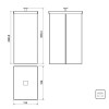 Lixeira Luz Slim em Aço Inox Acabamento Acetinado Revestimento Black Matte 5,5 L 94540072 - Tramontina - vista 2