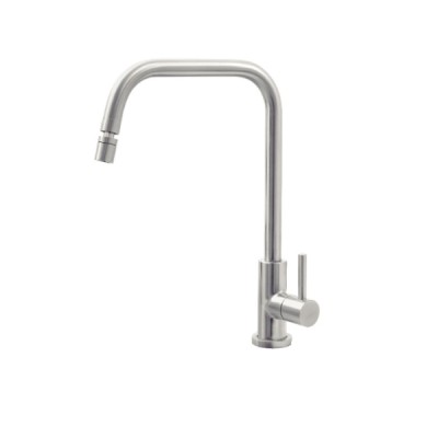 Torneira Bancada Angolare em Aço Inox sistema anti-gotejamento Tramontina 94520020