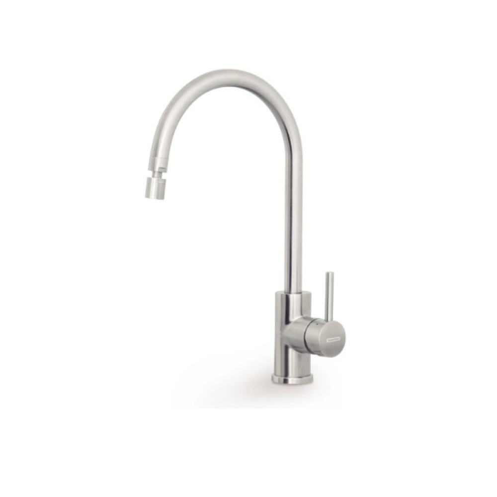 Monocomando Arko em Aço Inox Acabamento Acetinado Bica Articulada 94520021 - Tramontina