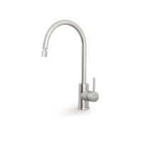 Monocomando Arko em Aço Inox Acabamento Acetinado Bica Articulada Tramontina 94520021