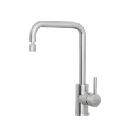 Monocomando Angolare em Aço Inox Acabamento Acetinado Bica Articulada Tramontina 94520022