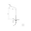 Torneira Versa em Aço Inox Bica Articulada 94520024 - Tramontina - vista 2