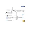 Monocomando Versa em Aço Inox Bica Articulada 94520027 - Tramontina - vista 3