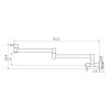Torneira de parede Flexion Wall em aço inox 94520033 - Tramontina - vista 3