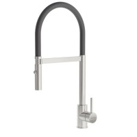 Misturador Monocomando Versatile Black em Aço Inox com Mangueira de Silicone Preto 94520034