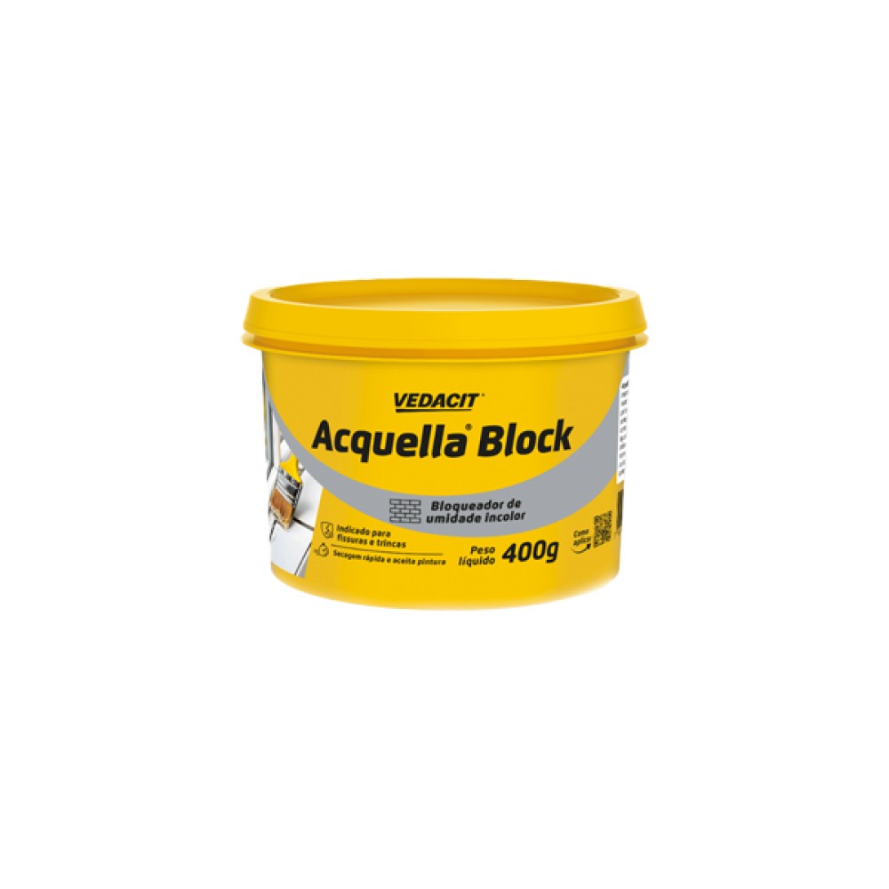 Impermeabilizante Acquella Block 400g - Vedacit