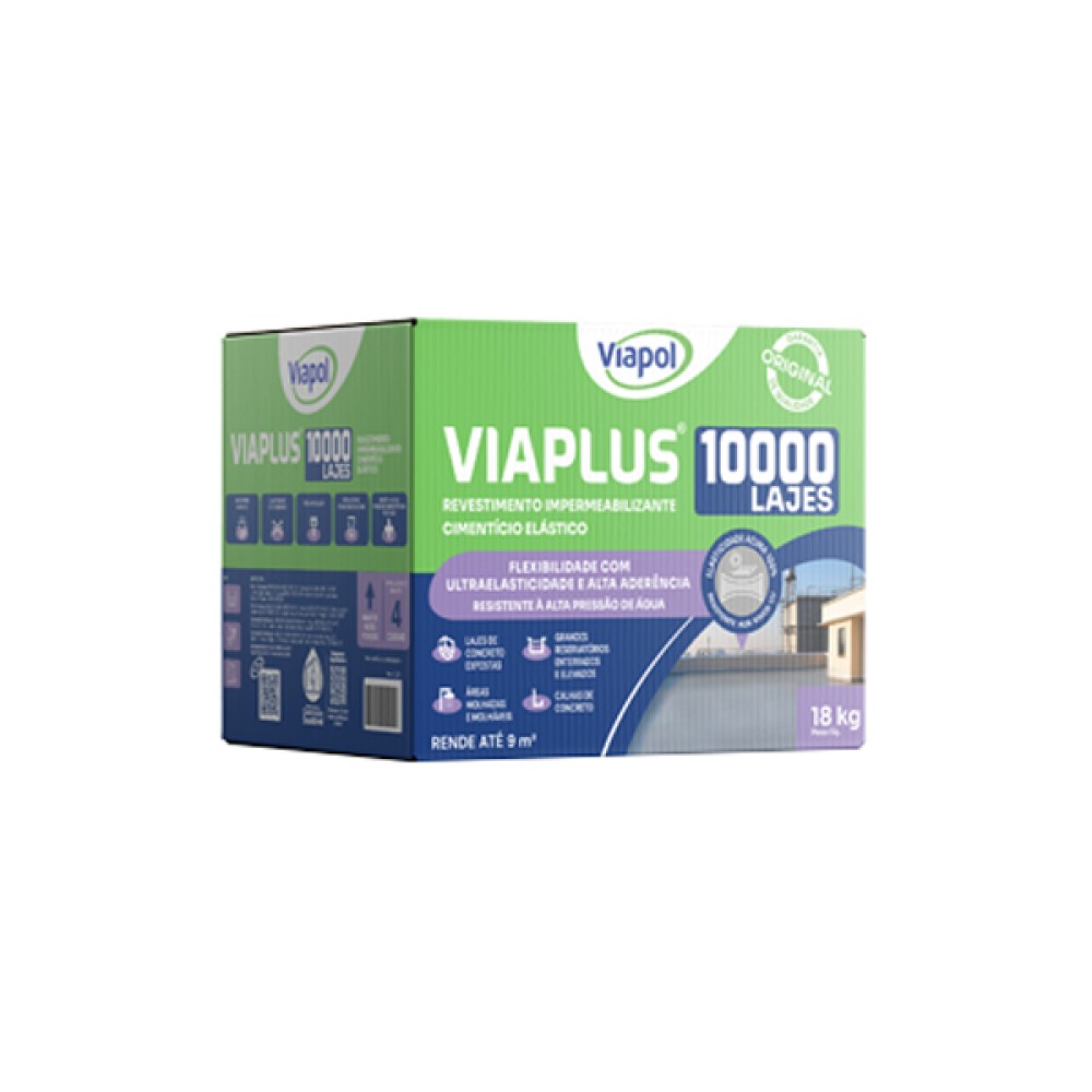 Revestimento Flexível Viaplus 10000 18Kg - Viapol